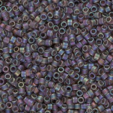 Miyuki delica Beads 11/0 - Matted brown ab DB-865